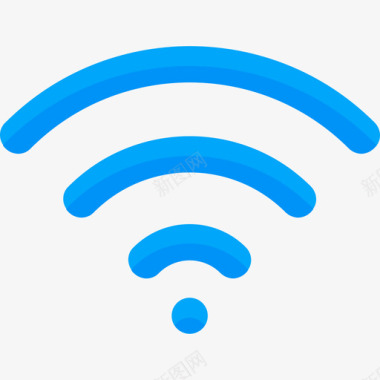 Wifi信号电子5扁平图标图标