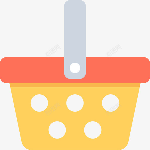 购物篮购物和商业9平的图标svg_新图网 https://ixintu.com 平的 购物和商业9 购物篮