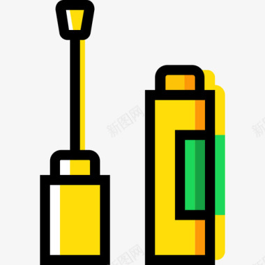指甲油美容3黄色图标图标