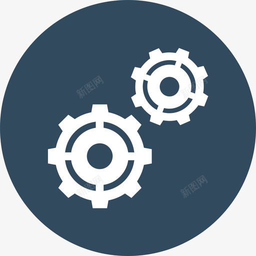 设置制造和生产循环图标svg_新图网 https://ixintu.com 制造和生产 循环 设置