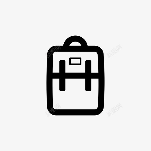 背包包随身携带图标svg_新图网 https://ixintu.com 包 商店 巢穴8 背包 行李 钱包 随身携带