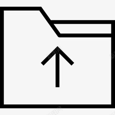 文件夹基本集2线性图标图标