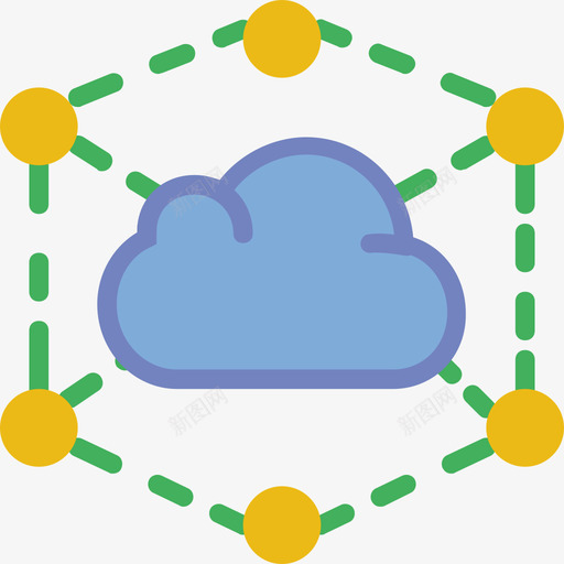 云计算搜索引擎优化和分析平面图标svg_新图网 https://ixintu.com 云计算 平面 搜索引擎优化和分析