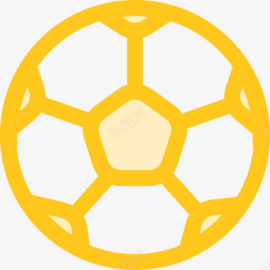 足球教育3黄色图标图标