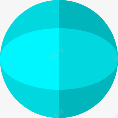 球体数学符号4平面图标图标