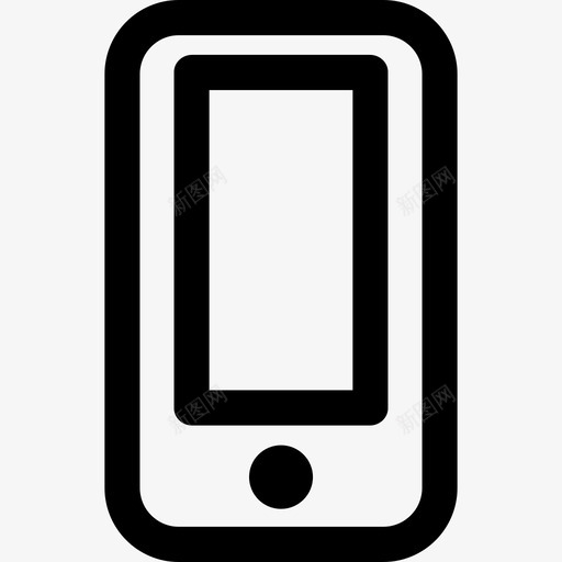 移动电话基本用户界面集线性图标svg_新图网 https://ixintu.com 基本用户界面集 移动电话 线性
