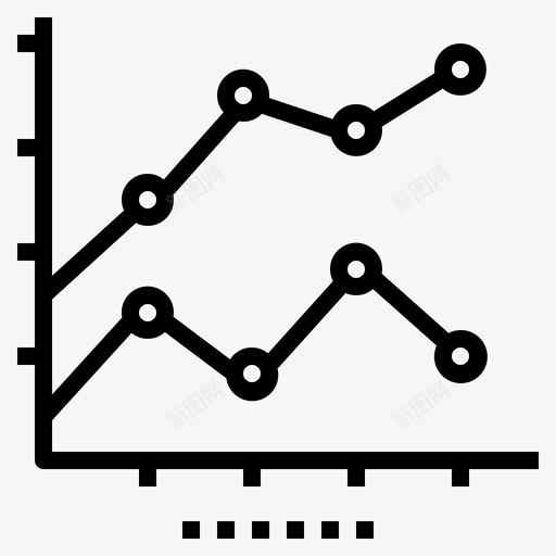 图表线条会议图标svg_新图网 https://ixintu.com 业务 会议 图表 报告 演示 线条