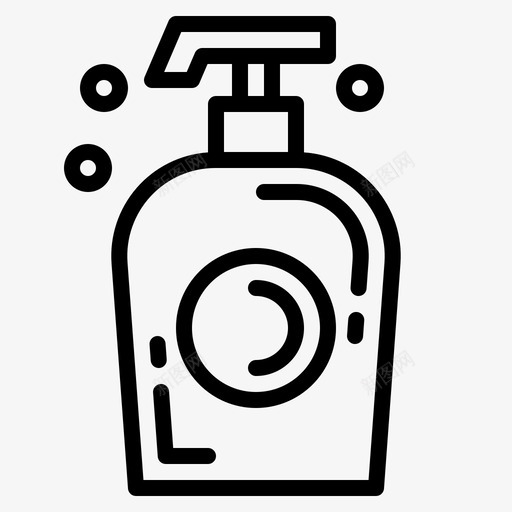 液体肥皂浴室洗衣房图标svg_新图网 https://ixintu.com 洗衣房 浴室 液体肥皂 超市