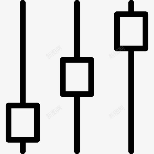 控制基本集合2线性图标svg_新图网 https://ixintu.com 基本集合2 控制 线性