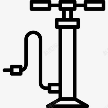 气泵汽车零件2线性图标图标