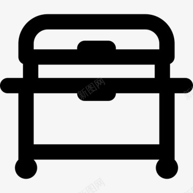 烧烤餐厅线性线性图标图标