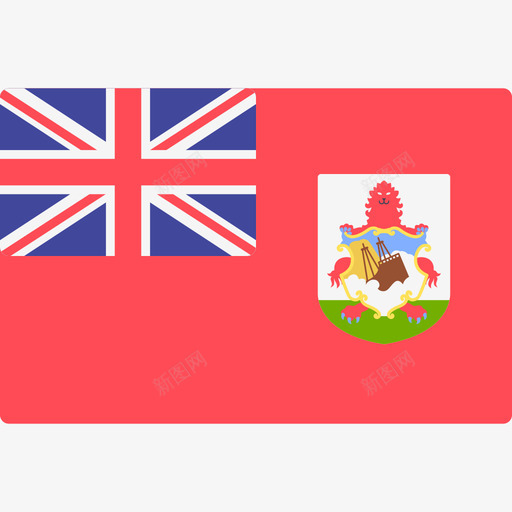 百慕大国际旗帜长方形图标svg_新图网 https://ixintu.com 国际旗帜 百慕大 长方形