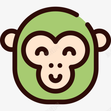 彩色猴子10图标图标