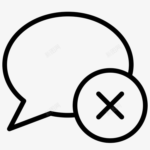 语音气泡通信对话图标svg_新图网 https://ixintu.com 对话 用户界面 电话 移动 语音气泡 通信