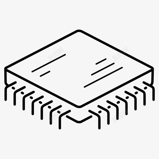 微模式电路电子学图标svg_新图网 https://ixintu.com 处理器 微模式 微结构 技术 电子学 电路