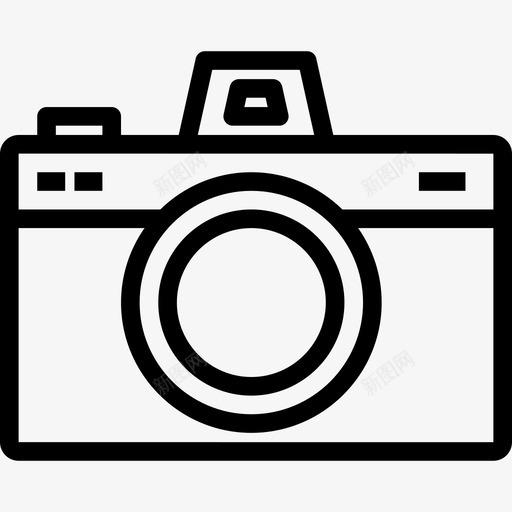 照相摄像机小工具2图标svg_新图网 https://ixintu.com 小工具2 摄像机 照相 线性