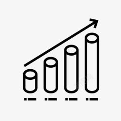 线损分析V1条形图分析数据图标高清图片