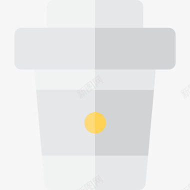 咖啡杯商务和办公室8平的图标图标