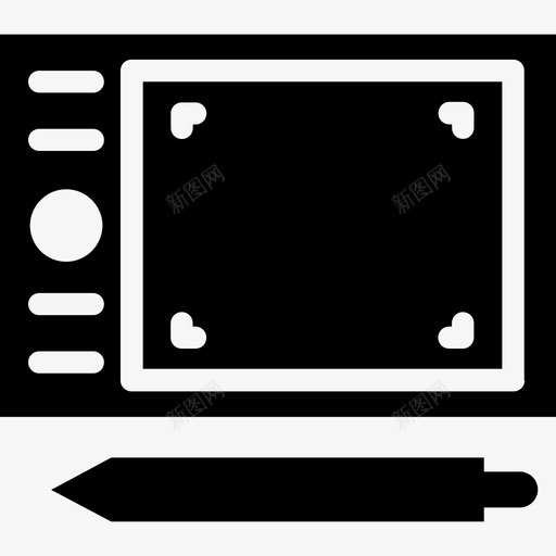 平板电脑电子元件填充物图标svg_新图网 https://ixintu.com 填充物 平板电脑 电子元件