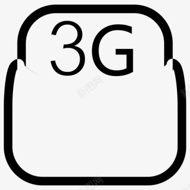 流量3G图标