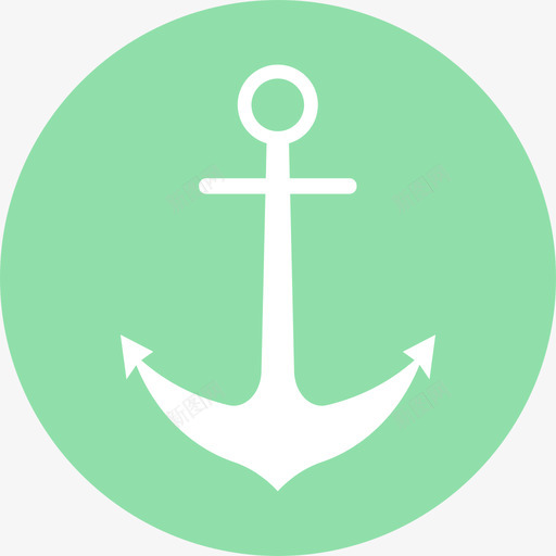 全球物流2号循环锚图标svg_新图网 https://ixintu.com 全球物流2号 循环锚