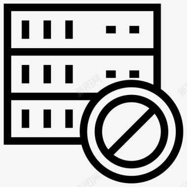服务器块ban数据库图标图标