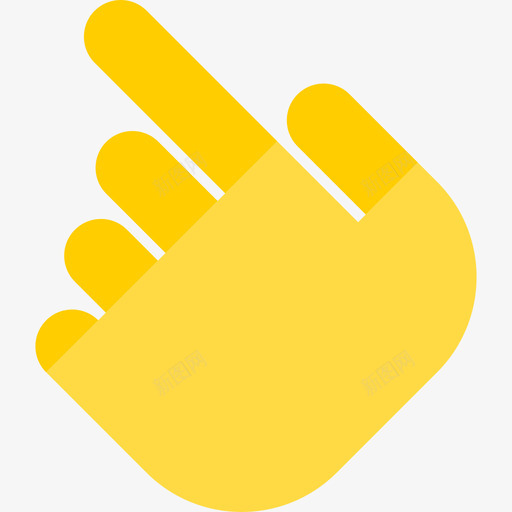指向手和手势集合平面图标svg_新图网 https://ixintu.com 平面 手和手势集合 指向