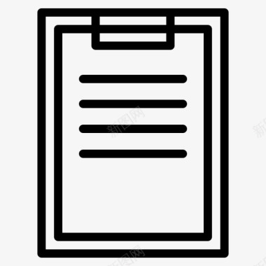 记事本文件教育图标图标