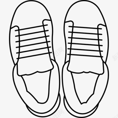 鞋杂项系列浅圆形图标图标