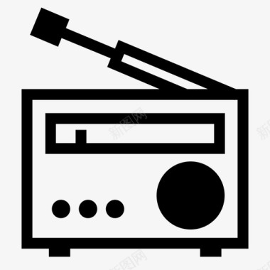 收音机在线收音机收音机电台图标图标