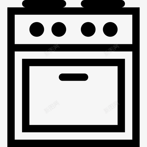 炊具炊具炉煤气灶图标svg_新图网 https://ixintu.com 厨房 微型 炊具 炊具炉 烤箱 煤气灶