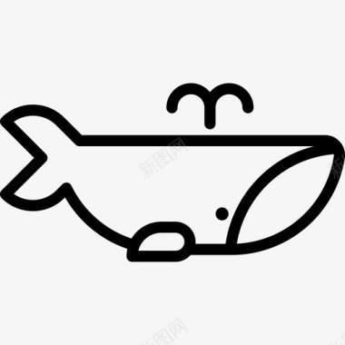 鲸鱼动物5直系图标图标