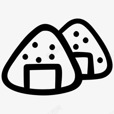 onigiri食品日本图标图标
