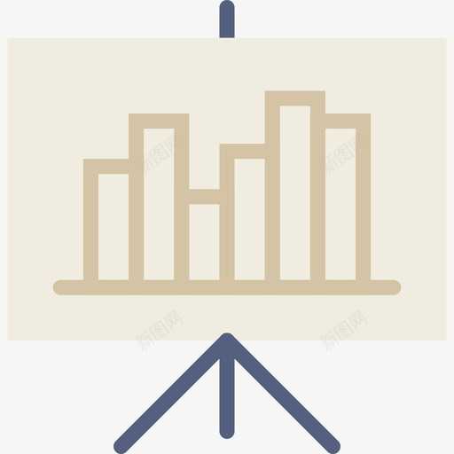 演示文稿商务系列3扁平图标svg_新图网 https://ixintu.com 商务系列3 扁平 演示文稿