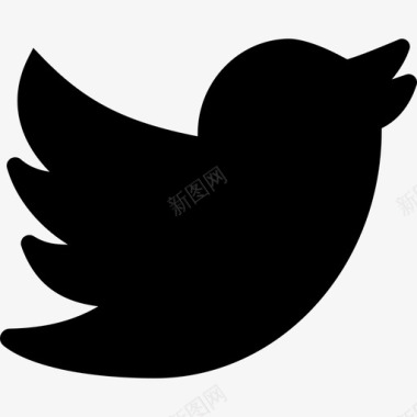 Twitter社交媒体5填充图标图标