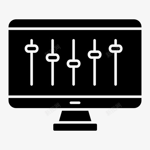 设置排列计算机图标svg_新图网 https://ixintu.com 排列 管理 计算机 设置 重置