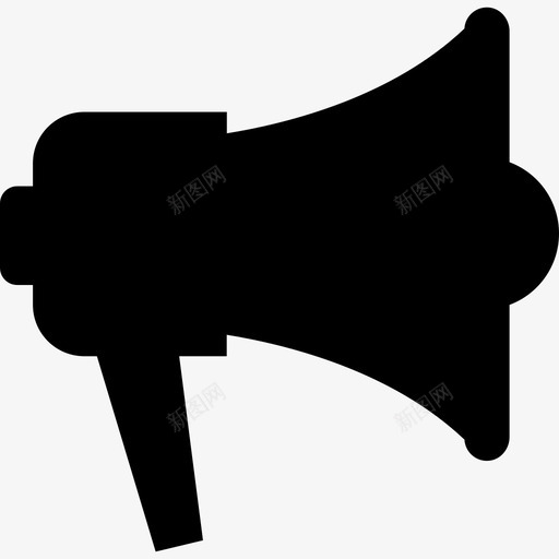 扩音器广告图标集合实心svg_新图网 https://ixintu.com 实心 广告图标集合 扩音器