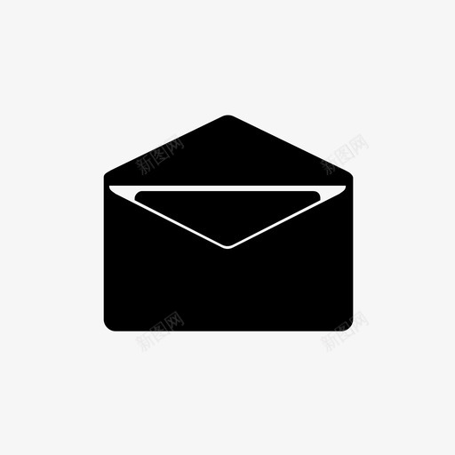 未读邮件信封信件图标svg_新图网 https://ixintu.com 信件 信封 打开 未读邮件 邮件图标