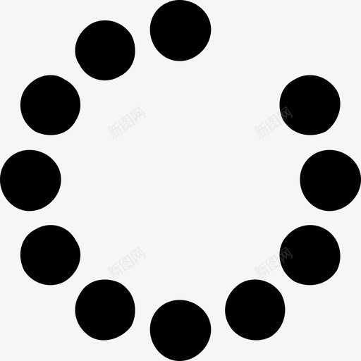 加载圆形圆点图标svg_新图网 https://ixintu.com 加载 加载点 圆形 圆点