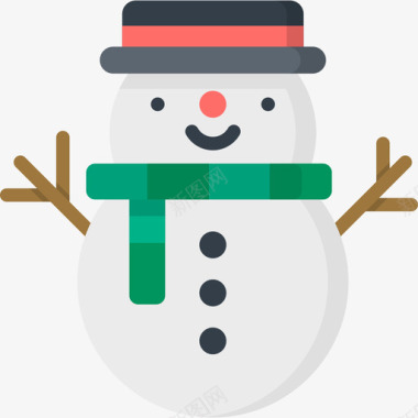 雪人圣诞节25平装图标图标