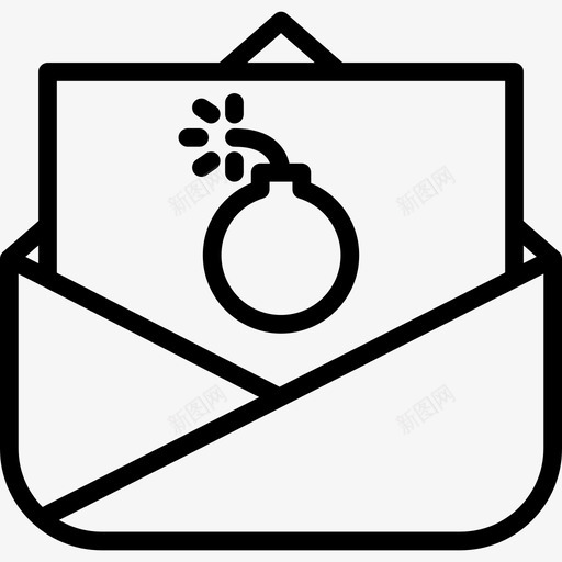 垃圾邮件计算机安全元件线性图标svg_新图网 https://ixintu.com 垃圾邮件 线性 计算机安全元件