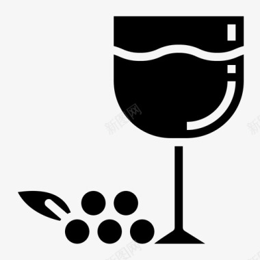 酒饮料葡萄图标图标