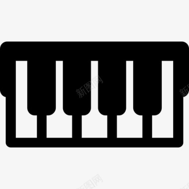 键盘乐器8填充图标图标