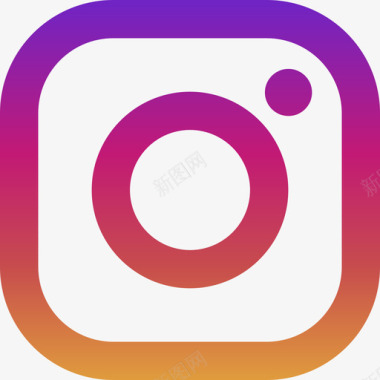 Instagram社交媒体徽标2扁平图标图标