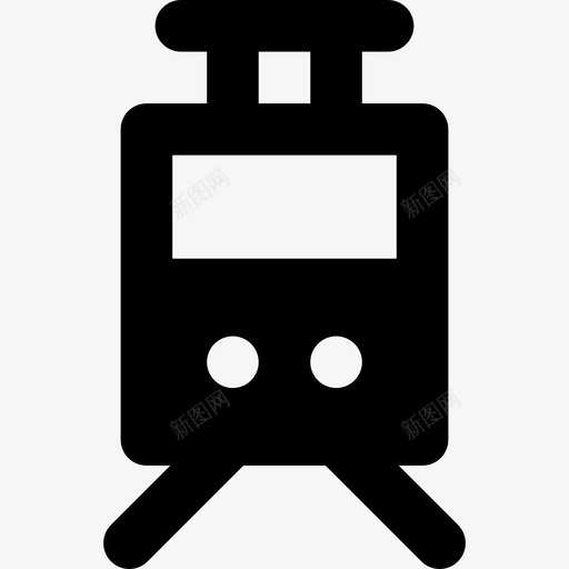 有轨电车运输汇编填充图标svg_新图网 https://ixintu.com 填充 有轨电车 运输汇编