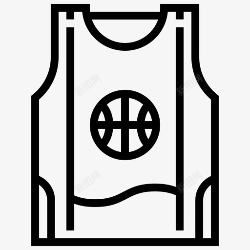制服篮球篮球运动衫图标svg_新图网 https://ixintu.com 制服 篮球 篮球线 篮球运动衫 衬衫 运动