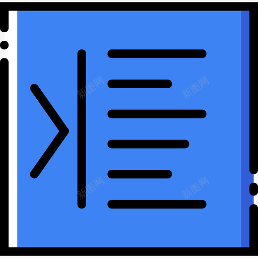 右对齐用户界面6线颜色图标svg_新图网 https://ixintu.com 右对齐 用户界面6 线颜色