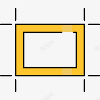 框架图形工具6128px颜色图标图标