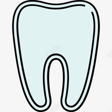 牙齿医用14颜色128px图标图标