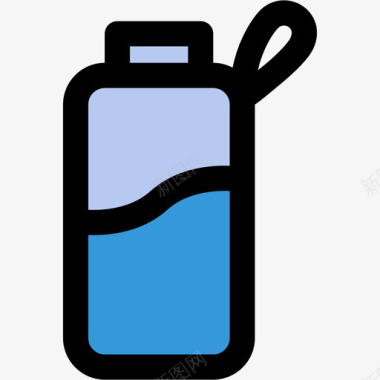 水瓶游艺汇编线条色彩图标图标